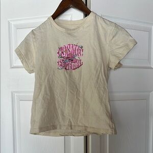 "Cosmic cowgirl" cropped tee